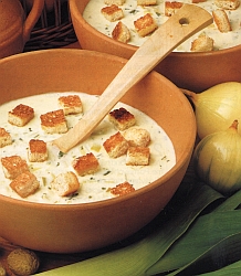 Póorkova polévka se sýrem-foto zdroj