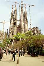 Gaudiho katedrála v Barceloně